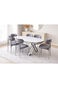 Oslo yemek masası mutfak masası 90x160 Lüx masa(sadece masa)